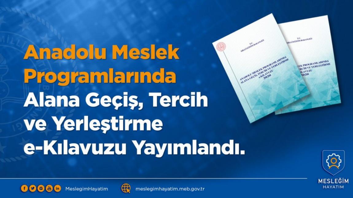 Anadolu Meslek Programlarında Alana Geçiş, Tercih ve Yerleştirme e-Kılavuzu Yayımlandı